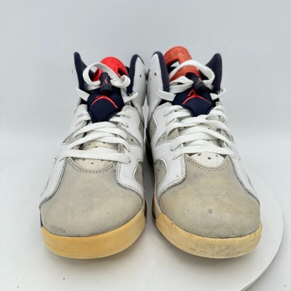 Nike Air Jordan 6 Tinker 23 Youth Sz 7Y Women 8.5 384665-104 Infrared White Shoe - Picture 2 of 11